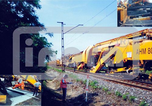 Modernizacja podbudowy torowiska linii kolejowej
