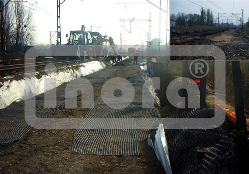 Modernizacja podbudowy torowiska linii kolejowej