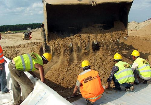 Wykorzystanie materiałów nasypowych o słabych właściwościach